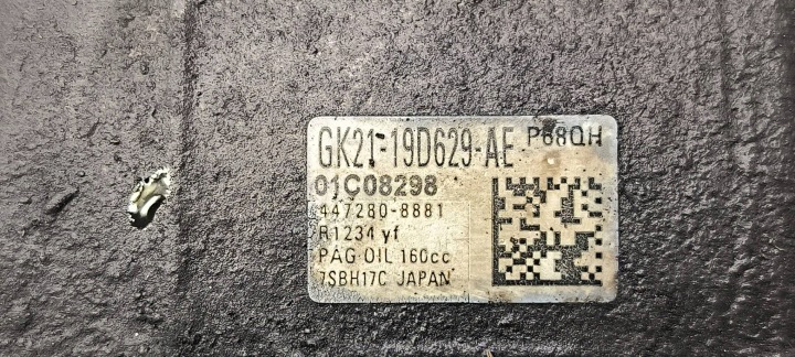фото №7, Компрессор кондиционера gk21-19d629-ae ford transit mk8