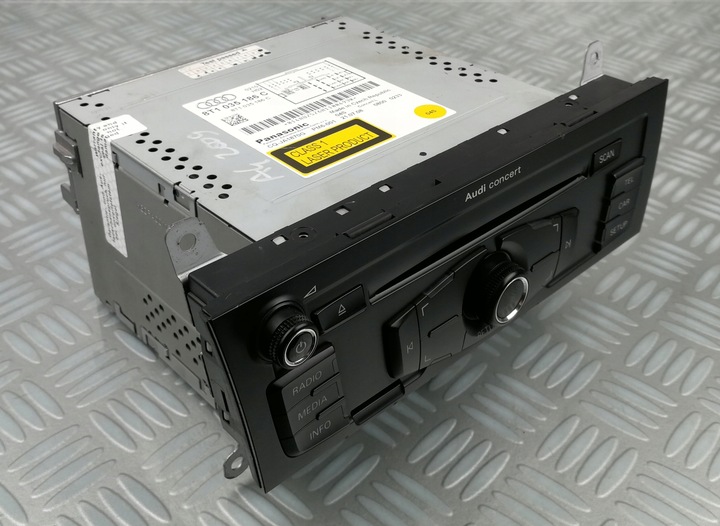 фото №1, 8t1035186c cq-ja1870g panasonic радио заводские cd fm audi concert a4 b5 a5