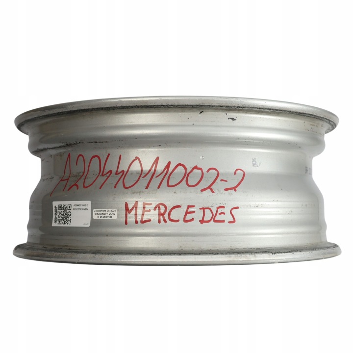 фото №11, Mercedes w204 алюмінієвий диск срібна 7-спицева 16" 6j et:39 a2044011002