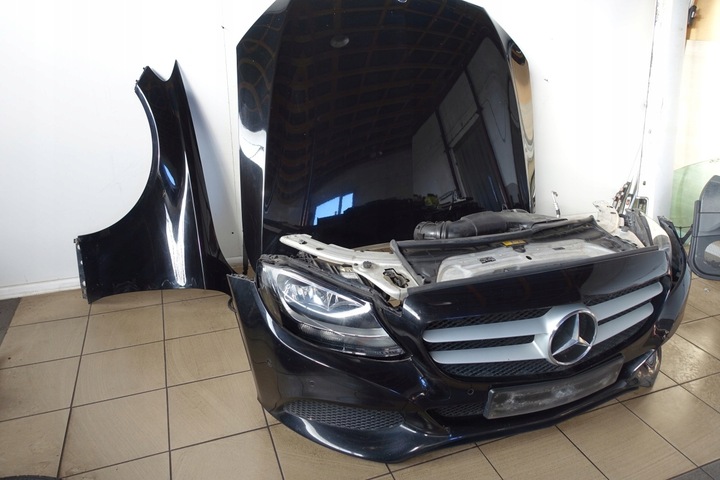 фото №10, Mercedes w205 перед бампер капот 2.2 197 pas радіатор підсилювач