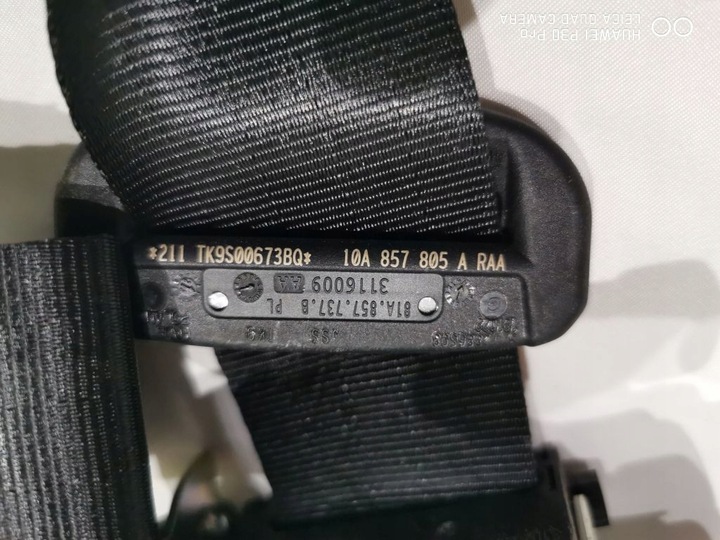 фото №5, Vw id3 - задние ремни 10a