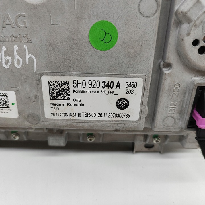 фото №6, Volkswagen golf viii 2021 спідометр  / спідометр