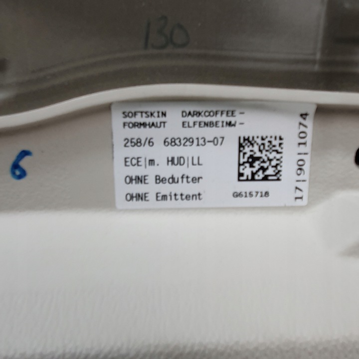 фото №6, G30 g31 панель консоль подушки ремені подушка безпеки