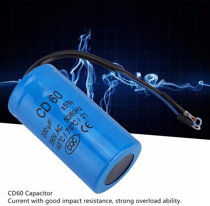 фото №12, Конденсатор cd60 конденсатор пусковой двигателя