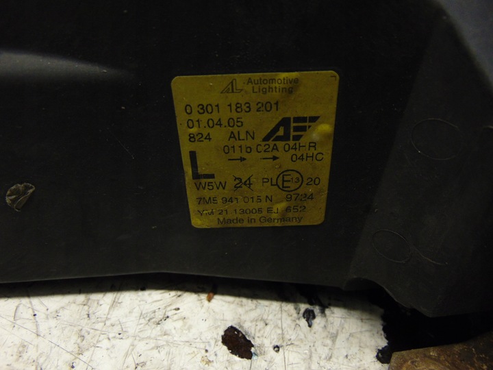 фото №9, Лампа ліва перед передня ford galaxy i mk1 рестайлінг європа