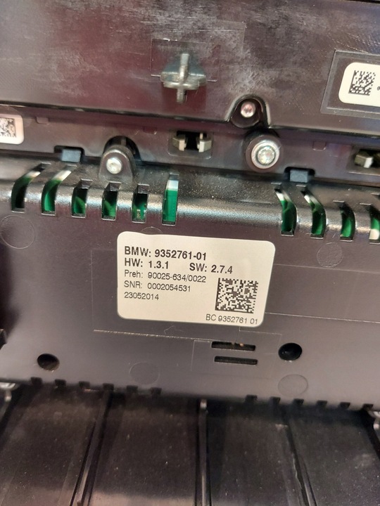 фото №6, Bmw f10 f11 рестайлінг панель кондиціонера радіо 9352761