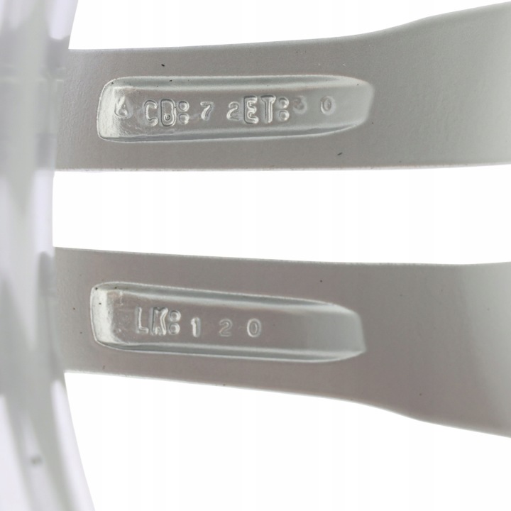 фото №14, Bmw алюминиевый диск 18" серебряная 8j et:30 5x120 звезда 10 рычаг kba49282