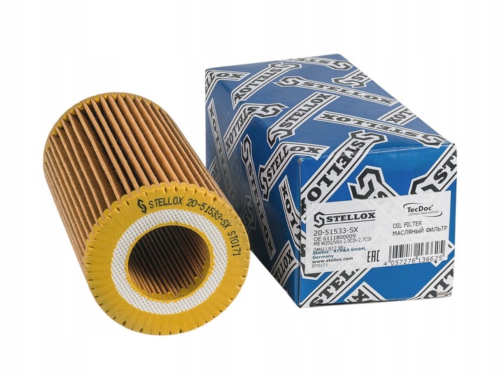 фото №13, Фильтр масла d64 d31 h115 mb w202 vito 2.0cdi-2.7cdi om611 612 98