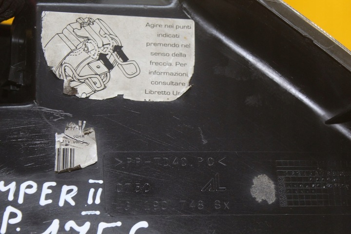 фото №14, Лампа фара лівий перед jumper ii boxer ii ducato iii