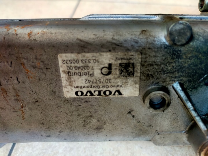фото №5, Volvo s60 v60 s80 xc60 v70 s80 xc70 клапан egr дроссельная заслонка 31216665