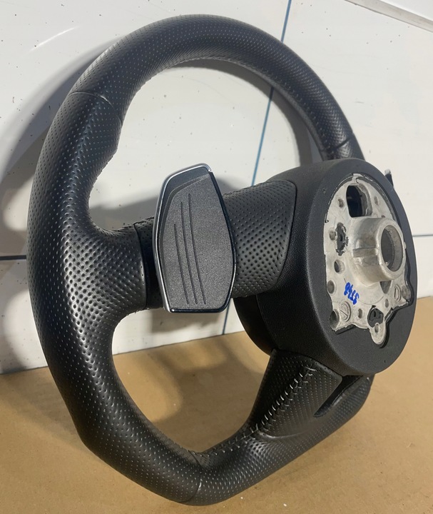 фото №10, Audi rs4 rs5 8w руль кожа лепестки срезанная