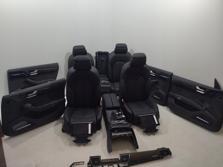 фото №5, Обивка сиденья перед сиденья зад rse bose audi a8 d4 длинный рестайлинг 2015-2018r