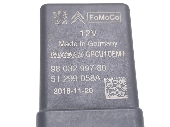 фото №7, Citroen c3 реле / модуль системи обігріву попередній 1.5 bluehdi 100