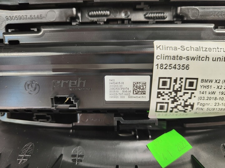 фото №9, Bmw x2 f39 x1 f48 панель радіо кондиціонера рамка 9461405 9371457