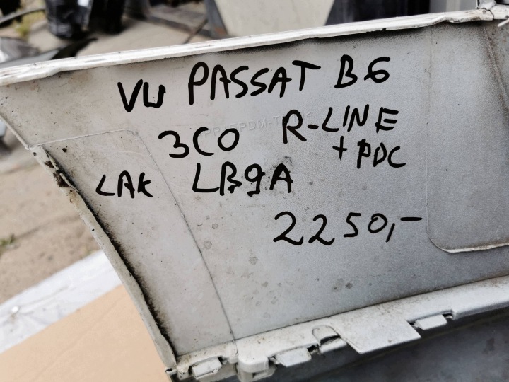 фото №16, Vw passat b6 3c0 r-line бампер передний демонтаж 4 x pdc перед lb9a