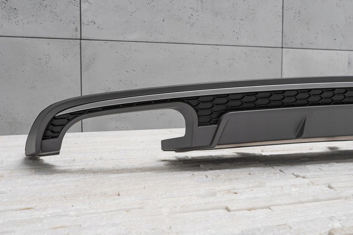 фото №14, Audi a6 c7 4g 2015-18 po фейслифтинг диффузор бампера заднего стиль s-line