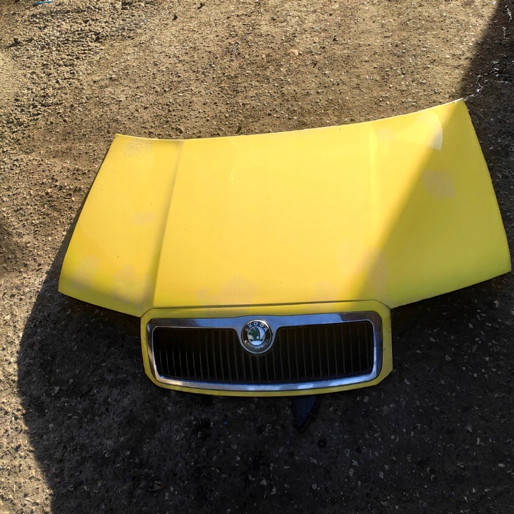 фото №1, Капот крышка двигателя решётка радиатора skoda fabia i