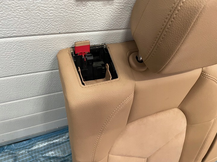 фото №10, Porsche macan s 95b сидіння сидіння диван тунель середній бежевий