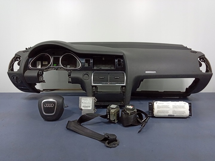 фото №1, Audi q7 i 4l панель капот подушка безопасности ремни датчик