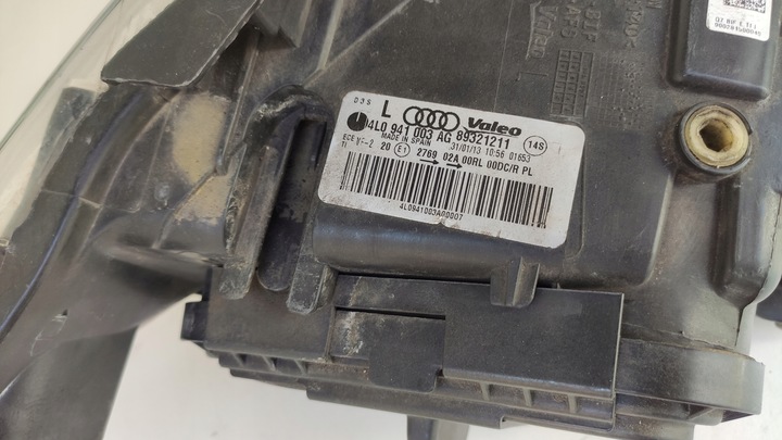 фото №9, Audi q7 4l рестайлінг лампа лівий перед ксенон led uk 4l0941003ag