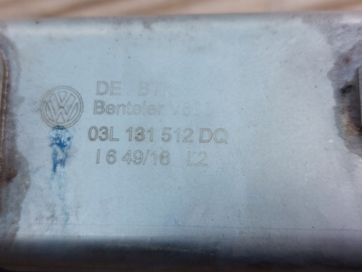 фото №7, Клапан egr радиаторов выхлопных газов 2.0 tdi cfh 03l131512dq 0280751016 vw seat skoda