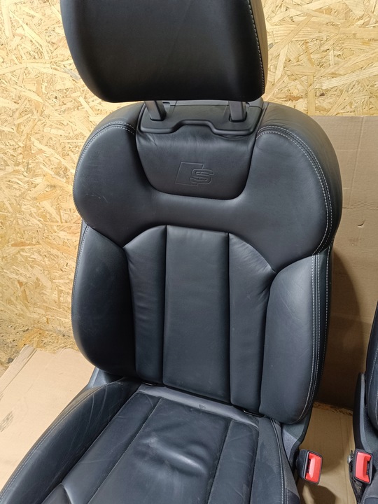 фото №7, Сиденья комплект s-line кожа audi q7 4m 7 ось