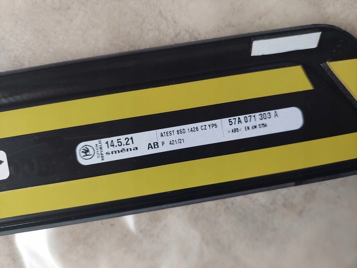 фото №5, Накладка - планка порогова - правий зад - skoda karoq - нова