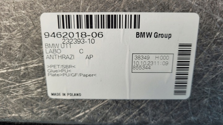 фото №13, Bmw x1 u11 sdrive18i 23r покриття  підлоги багажника 9462018