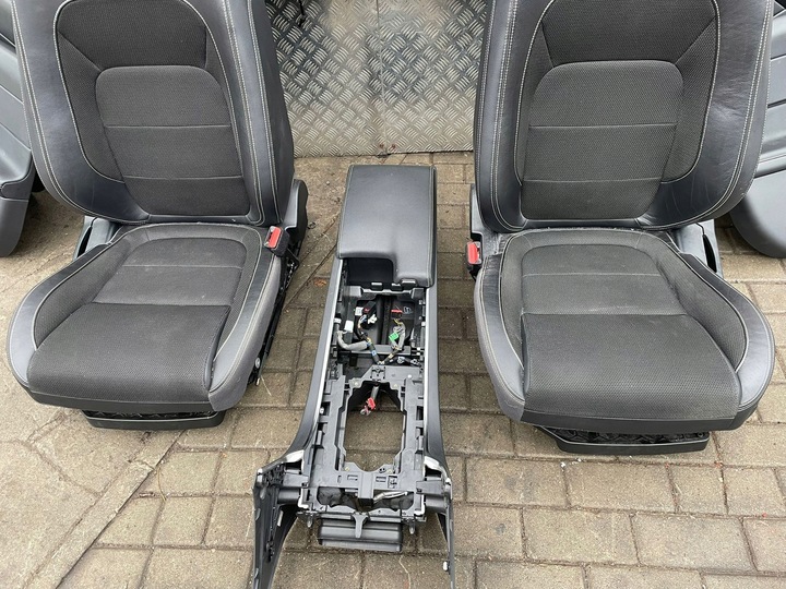 фото №6, Jaguar xf x260 r-sport сиденья сиденье полукожа eu. подогрев перед зад