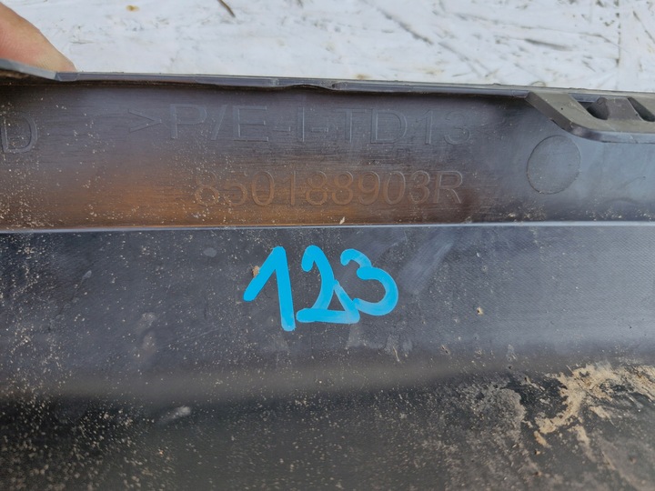 фото №6, Renault talisman спойлер накладка бампера зад 850188903r