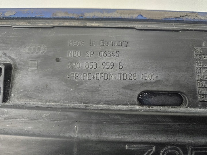 фото №12, Audi q5 i 2008 - 2016 планка накладка двері перед лівий 8r0853959b