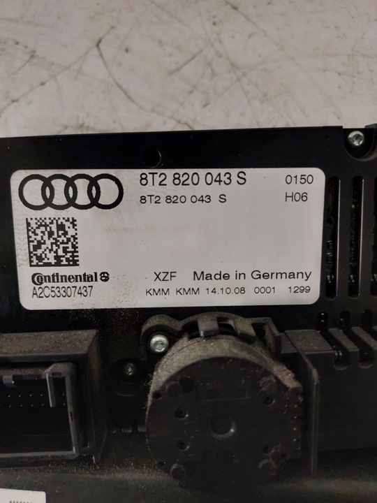 фото №6, Панель кондиционера audi a5 8t