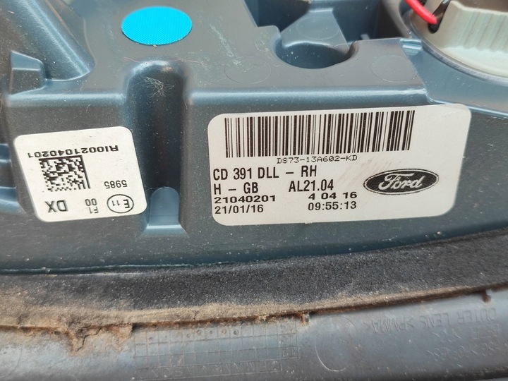 фото №8, Mondeo mk5 2.0 tdci лампа правая зад w крышка багажника хэтчбек led ds73-13a602-kd