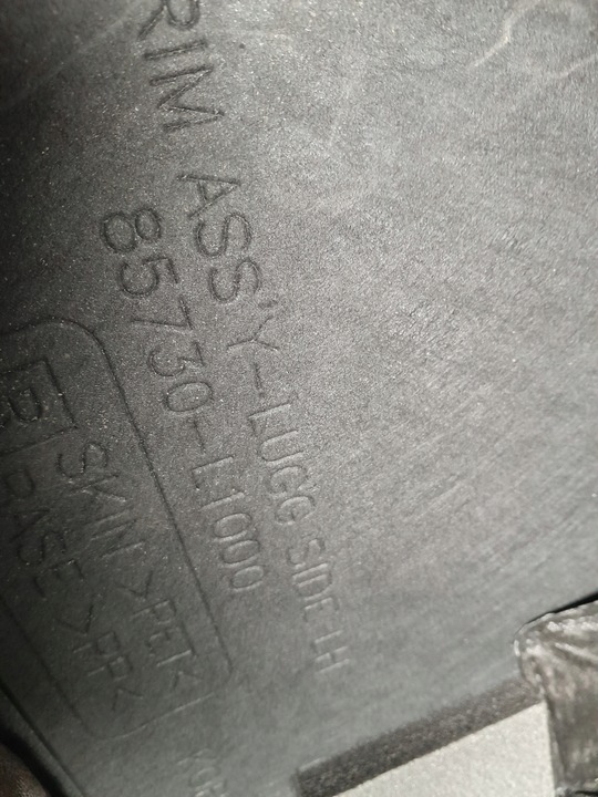 фото №10, Hyundai sonata viii 2020-23 оббивка боковина оббивка прокладка полиця