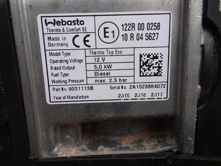 фото №8, Vw tiguan ii caddy passat вебасто 5qf815005g