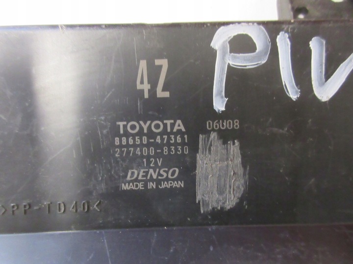 фото №5, Prius iv 2016-2020 модуль блок керування  кондиціонера denso 88650-47361
