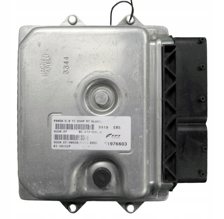 фото №1, Блок керування двигуна fiat panda iii 0.9 51976603 8gsw.ef + програмування
