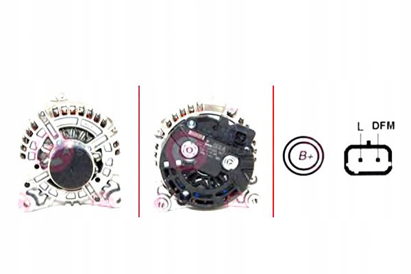 фото №1, Casco генератор nissan cube 1.5 dci z12