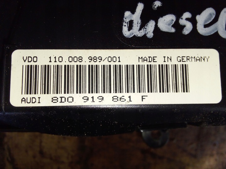 фото №13, Спідометр  манометр audi оригінальний номер 8d0919861f 81071431