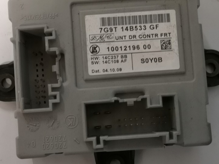 фото №1, Ford mondeo mk4 iv модуль дверь левый переднее перед