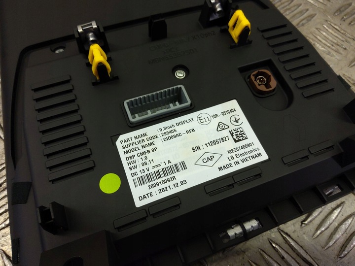 фото №7, Renault zoe 2022 монітор / дисплей / екран