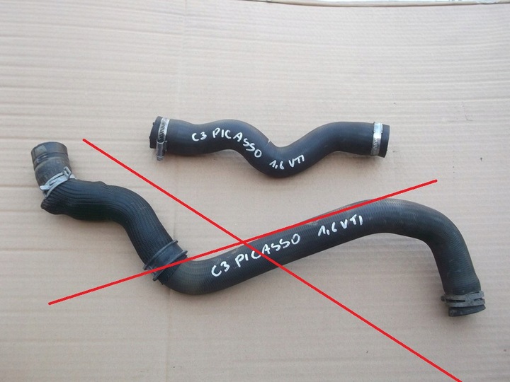 фото №1, Citroen c3 picasso 1,6 vti шланг води радіатор
