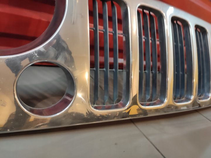 фото №6, Jeep cherokee liberty kj рестайлінг решітка решітка хром оригінал гарний