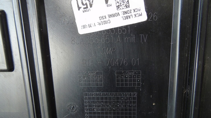 фото №4, Решітка радіатора решітка бампера перед audi q3 83a 18- оригінальний номер