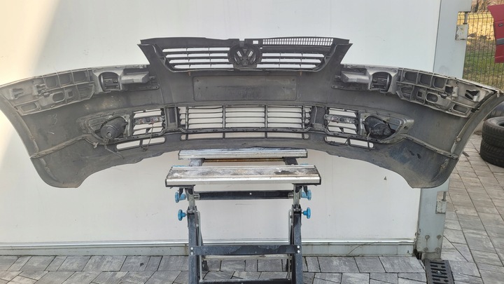 фото №10, Vw passat b5 рестайлінг 3b бампер перед 01-05 3b0807217k la7w омивачі dem0ntaż