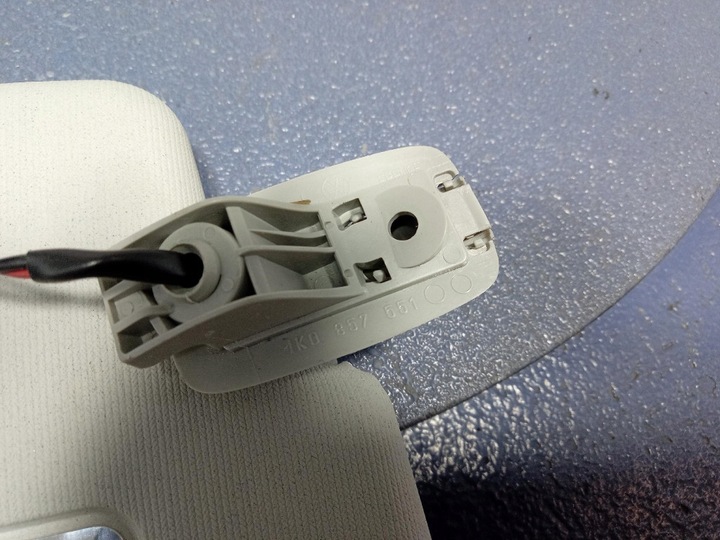 фото №5, Vw golf vi plus захист сонцезахисна ліва козирок 1k0857551n