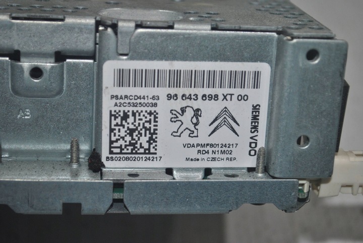 фото №5, Радиопроигрыватель cd citroen c2 c3 96643698xt
