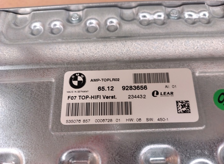 фото №15, Bmw f01 f02 f07 підсилювач top hifi динамік 9283656 logic 7 l7 harman