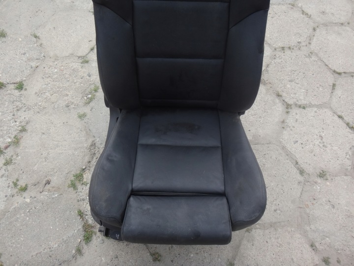 фото №4, Сиденье правые перед переднее пассажира bmw e60 e61 м-пакет sport чёрная кожа