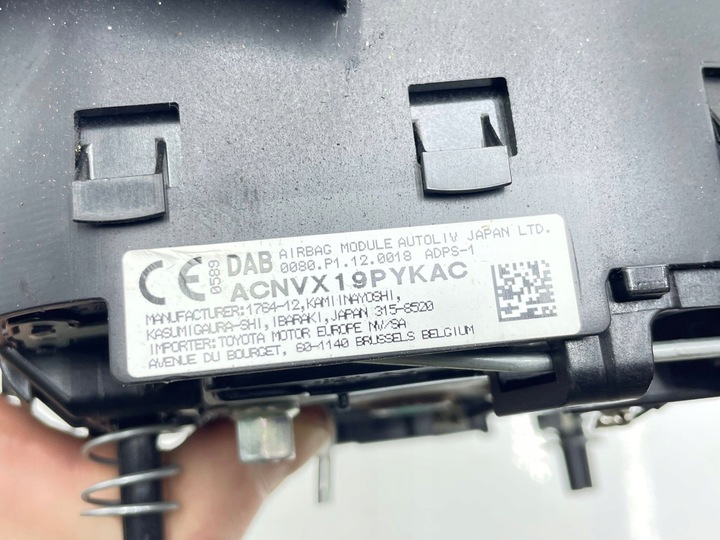 фото №6, Toyota prius prime 2016 повітряна подушка подушка безпеки кермо